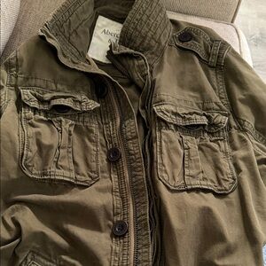 Men’s Abercrombie & Fitch Khaki Utility Jacket